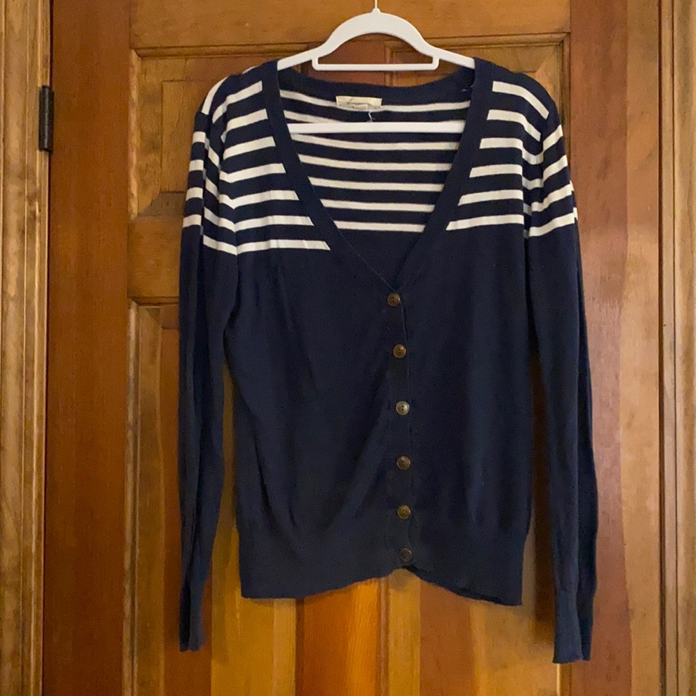 Striped cardigan
